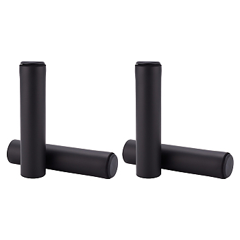 Silicone Sponge Bicycle Handle Covers, Column, Black, 132.5x29mm, Hole: 17mm