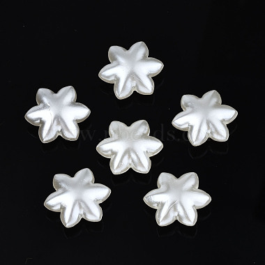 Creamy White Star ABS Plastic Beads