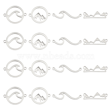 Stainless Steel Color Mixed Shapes 201 Stainless Steel Links