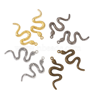 Mixed Color Snake Alloy Big Pendants