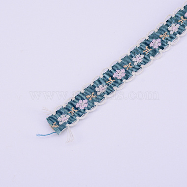 Embroidery Polyester Lace Trim(OCOR-WH0033-03A)-2