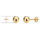 Brass Ball Stud Earrings(EJEW-BB65739-O)-1