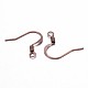 Brass French Earring Hooks(X-KK-Q366-RC-NF)-2