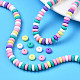 Handmade Polymer Clay Beads Strands(CLAY-N008-008R)-4