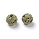 Perles de pierre de lave naturelle non cirées(G-F325-8mm-A11)-2