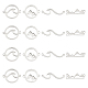 16Pcs 4 Styles 201 & 304 Stainless Steel Connector Charms(STAS-UN0047-47)-1
