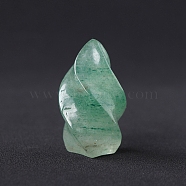 Natural Green Strawberry Quartz Display Decorations, Reiki Energy Stone Figurine, Flame, 38x23.5mm(DJEW-PW0009-011G)