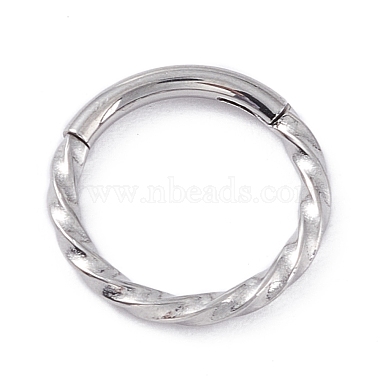 Ring 304 Stainless Steel Earrings