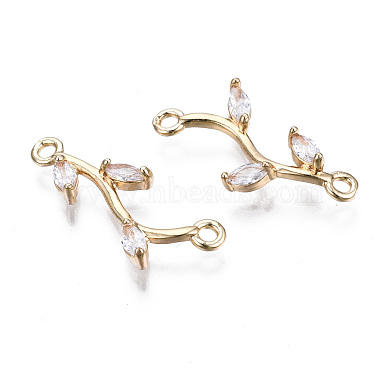 Brass Micro Pave Cubic Zirconia Links Connectors(KK-S359-156A-RS)-3