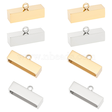Golden & Stainless Steel Color 304 Stainless Steel Cord Ends