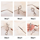 DIY Butterfly Drop Earring Making Kits(DIY-SC0018-68)-4