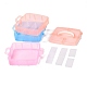 Rectangle Portable PP Plastic Detachable Storage Box(CON-D007-02C)-4