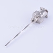 Stainless Steel Fluid Precision Blunt Needle Dispense Tips, Stainless Steel Color, 36.5x6mm, Inner Diameter: 4mm, Pin: 0.6mm(TOOL-WH0103-16C)