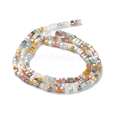 Gradient Color Electroplate Glass Bead Strands(X-GLAA-E042-05-B05)-3