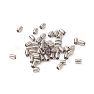 304 Stainless Steel Spacer Beads, Rondelle, Stainless Steel Color, 1.5x1.5mm, Hole: 0.8mm(STAS-R065-80P-01C)