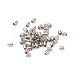 304 Stainless Steel Spacer Beads, Rondelle, Stainless Steel Color, 1.5x1.5mm, Hole: 0.8mm(STAS-R065-80P-01C)