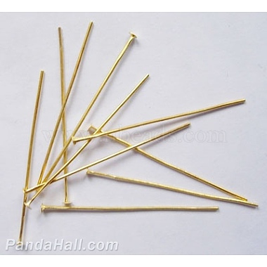 5cm Golden Iron Flat Head Pins