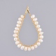 Natural Cultured Freshwater Pearl Pendants(PALLOY-JF00415)-1