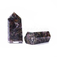 Orgone Obelisk Jumbo, Resin Pointed Home Display Decoration, Healing Stone Wands, for Reiki Chakra Meditation Therapy Decos, with Natural Tourmaline Inside, Irregular Hexagonal Prisms, 51~52x26~27x20~23mm(DJEW-L014-A06)