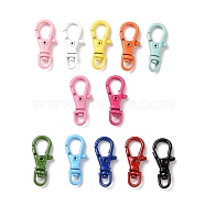 Spray Painted Alloy Swivel Clasps, Mixed Color, 23x9x4mm, Hole: 3.5mm, inner diameter: 7.5x5mm.(PALLOY-K257-16)