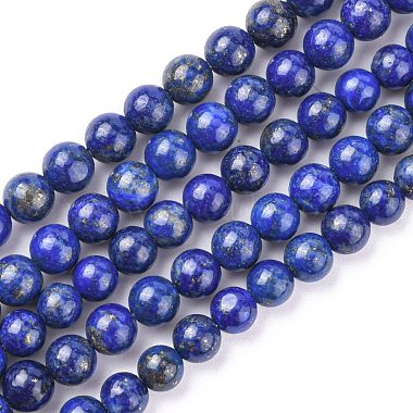 6mm RoyalBlue Round Lapis Lazuli Beads