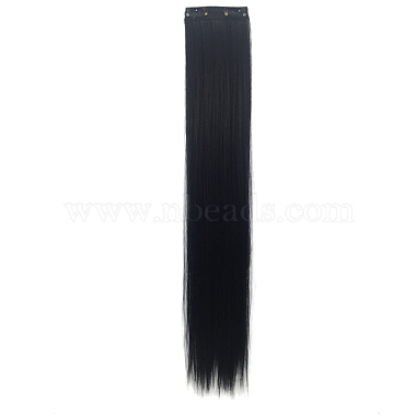 Black High Temperature Fiber Hair Extensions