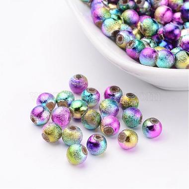 6mm Colorful Round Acrylic Beads