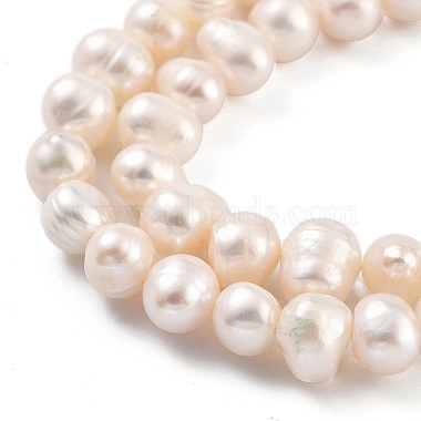 Natural Cultured Freshwater Pearl Beads Strands(PEAR-C003-09D)-4