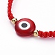 Bracelets de perles de nylon tressés réglables(BJEW-JB05293)-4
