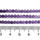 Natural Amethyst Beads Strands(G-B037-02A-01)-4