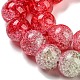 Spray Painted Crackle Glass Beads Strands(DGLA-C002-8mm-06)-4