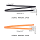 4Pcs 2 Colors Nylon Fixed Strap(AJEW-GA0003-50)-2
