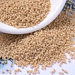 MIYUKI Delica Beads, Cylinder, Japanese Seed Beads, 11/0, (DB0389) Matte Opaque Light Terracotta Luster, 1.3x1.6mm, Hole: 0.8mm, about 2000pcs/bottle, 10g/bottle(SEED-JP0008-DB0389)