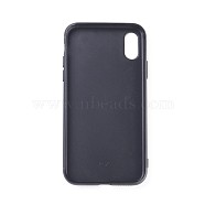 DIY Blank Silicone Smartphone Case, Fit for iPhoneXS(5.8 inch), Frosted, For DIY Epoxy Resin Pouring Phone Case, Black, 14.5x7.2x0.9cm(MOBA-F007-06)