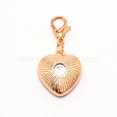 décorations pendentif en verre coeur(HJEW-WH0036-19B)-2