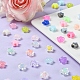 300Pcs 6 Style Transparent & Opaque & Spray Painted Acrylic Beads(TACR-YW0001-46)-5