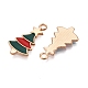 Christmas Theme Alloy Enamel Pendants(ENAM-T020-10J)-1