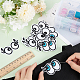 24Pcs 3 Style Cartoon Style Double Eye Embroidered Cloth Patches(PATC-BC0001-05)-3