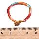 Handwoven Gradient Braided Polyester Cord Pendant Decorations(HJEW-F026-01B)-3