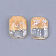 Two Tone Resin Cabochons(X-CRES-T014-06J)-2