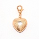 décorations pendentif en verre coeur(HJEW-WH0036-19B)-2