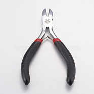Carbon Steel Jewelry Pliers, 4.3 inch Side Cutting Pliers, Side Cutter, Polishing, Platinum, 11cm(PT-J001-05)