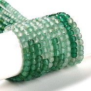 Natural Green Onyx Agate Beads Strands, Faceted, Square, Grade AA, 2.5~3x2.5~3x2.5~3mm, Hole: 0.7mm, about 148~149pcs/strand, 15.35''~15.47''(39~39.3cm)(G-Q002-C02-01)
