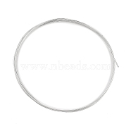 925 Sterling Silver Wire, Round, Silver, 1.2mm(FIND-Q117-01H-S)