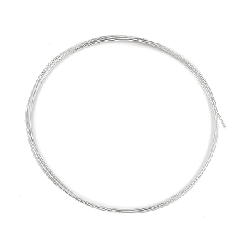 925 Sterling Silver Wire, Round, Silver, 1.2mm