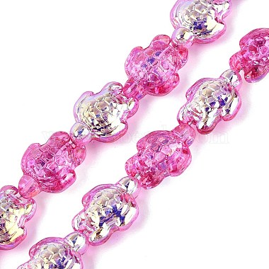 Electroplate Transparent Glass Beads Strands(EGLA-N055-04A-05)-1