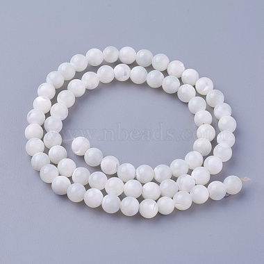 Shell Beads Strands(SSHEL-E571-39-6mm)-2