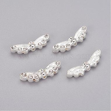Silver Wing Brass Beads