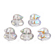Прозрачный Electroplate стеклянные бусины(GLAA-N035-023-K01)-1