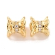 Brass Micro Pave Cubic Zirconia Spacer Beads(KK-A181-VF431-1)-1